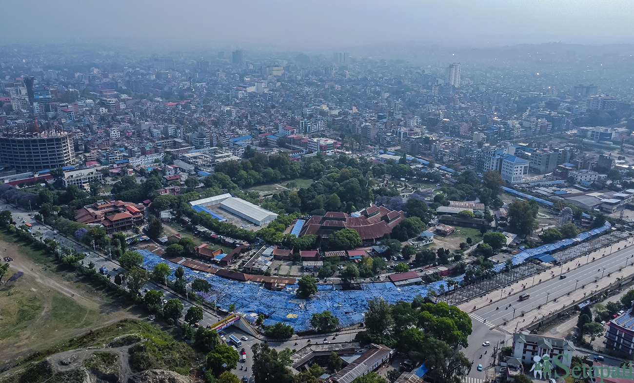 भृकुटीमण्डप परिसर। तस्बिरः नवीनबाबु गुरूङ
